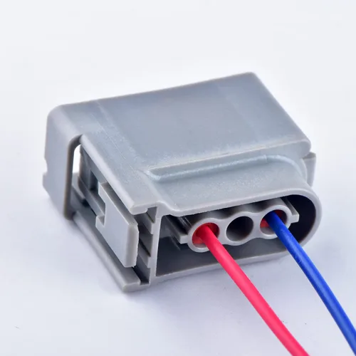 Vista 4 de Conector impermeable automático de 2 pines para Ford Focus Mondeo GM Buick Opel Cadillac Lincoln Jeep Faro intermitente luz trasera Plug (gris)