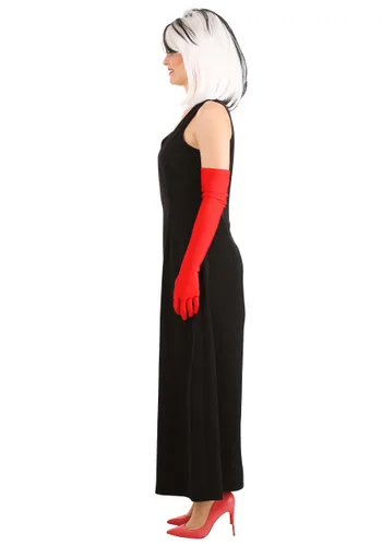 Vista 11 de Disfraz de Estola Cruella De Vil para Mujer de 101 Dálmatas de Disney Multicolor