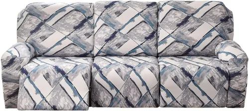 Vista 8 de Fundas reclinables, fundas elásticas de 3 plazas para sofá reclinable, fundas para sofá reclinable, fundas para sofá, fundas protectoras de muebles