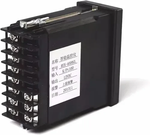Vista 3 de Relay or SSR Output PID Industrial Temperature Controller with k,pt100 thermocouple Input (REX-4000)