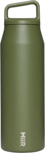 Vista 11 de MiiR Botella de agua de boca ancha - Botella de agua aislada de 20 onzas en acero inoxidable con aislamiento al vacío de doble pared, diseño a