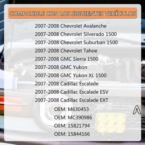 Vista 2 de Cilindro Maestro de Freno para Modelos Chevrolet GMC Cadillac 2007 2008 M630453 MC390986