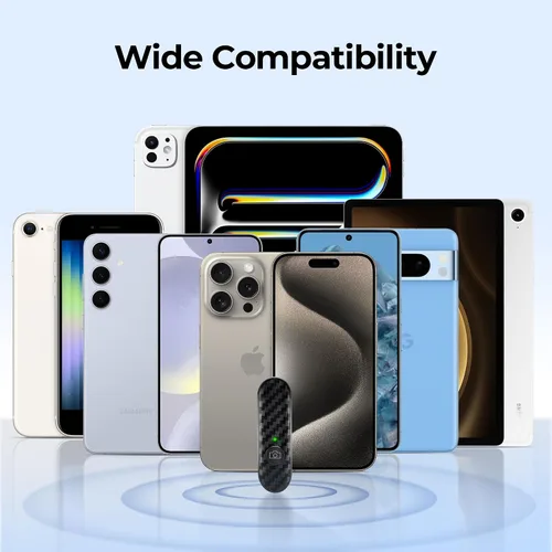 Vista 7 de ATUMTEK Trípode para selfie stick con paquete de control remoto Bluetooth recargable, 3 en 1 de aluminio extensible con control remoto inalámbrico