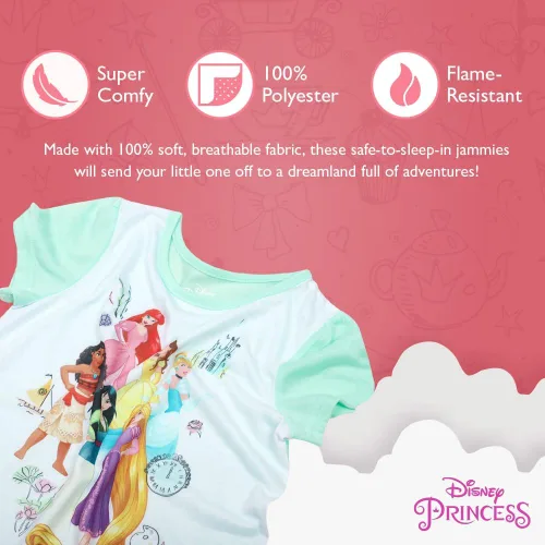 Vista 3 de Disney - Pijamas de algodón ajustados para niña de Frozen