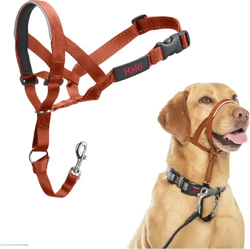 Vista 9 de Collar Halti - Detén a tu perro de tirar de la correa. Ajustable, reflectante y ligero, con banda nasal acolchada. Collar anti-tirón de Negro