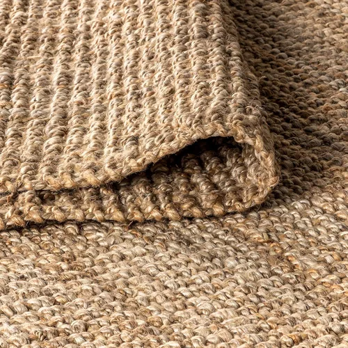 Vista 8 de JONATHAN Y Alfombra de interior natural tejida a mano con flecos de yute, 5 x 8, pata, bohemio, rústico, cabaña, fácil limpieza para sala de estar