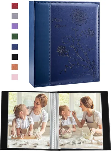 Vista 35 de Artmag - Paquete de 2 álbumes de fotos pequeños de 4 x 6 pulgadas, cada paquete con 26 páginas transparentes, para 52 fotos verticales de 4 x 6