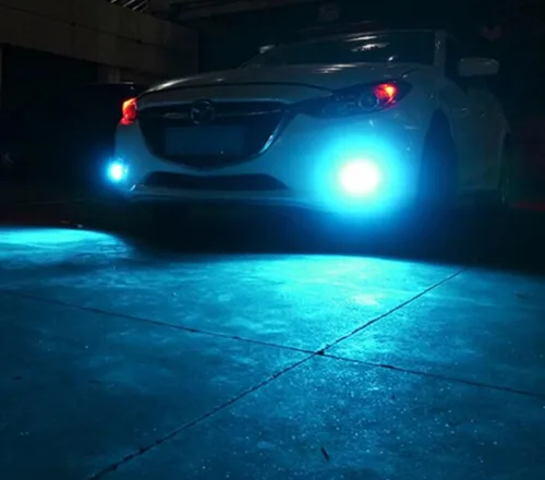 Vista 3 de Alla Lighting - Bombillas LED H8 H11, reemplazo para luces antiniebla o lámparas DRL, 8000K azul hielo 12V, H11LL, H8LL, H16, para automóviles