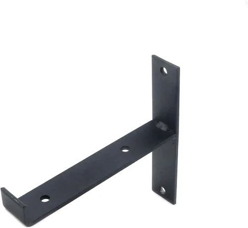 Vista 5 de Coshar 4 soportes de estante de 6 pulgadas para estante de hierro, soportes flotantes para estantes montados en la pared para cocina, baño