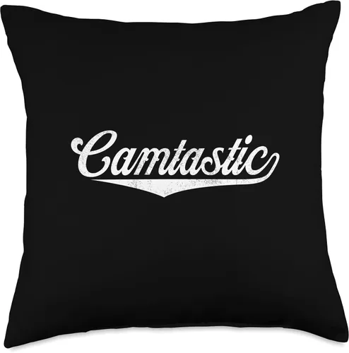 Vista 4 de Fantastic Cam Forename Distressed Design Funny Cam, Camtastic Cameron Camilla - Almohada con nombre, 16 x 16 pulgadas, multicolor