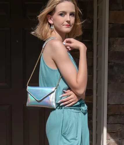 Vista 6 de Bolso de mano de noche para mujer, bolso cruzado tipo sobre, bolso cruzado para boda, graduación, fiesta, noche, brillante, pequeño bolso de hombro