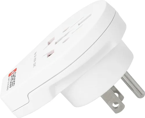 Vista 3 de Skross World to USA - Adaptador de viaje USB, color blanco
