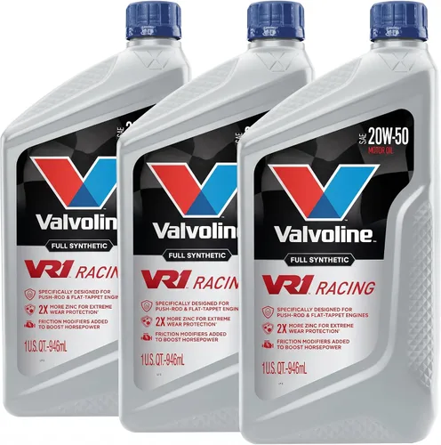 Vista 10 de Valvoline Aceite de motor sintético SAE 20W-50 VR1 Racing 1 QT