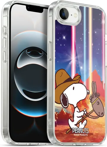 Vista 148 de Head Case Designs Funda de gel con licencia oficial de Peanuts Nebula Cactus Needles Snoopy Space Cowboy [protección de grado militar] compatible