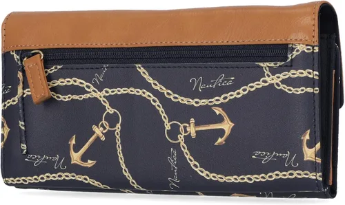 Vista 3 de Nautica Money Manager RFID - Organizador de cartera para mujer Anchor Aweigh