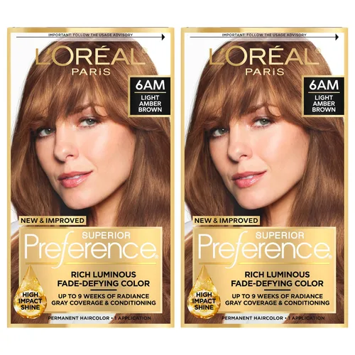 Vista 69 de L'Oreal Paris Superior Preference - Tinte permanente luminoso que desafía la decoloración para el cabello, tinte para el cabello hasta 9 semanas