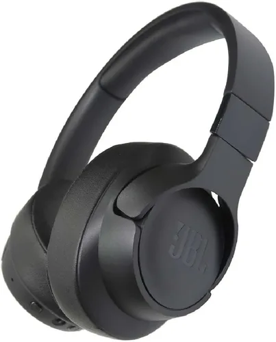 Vista 3 de JBL Tune 710BT - Paquete de auriculares inalámbricos Bluetooth con estuche de transporte CCI Deluxe (negro)