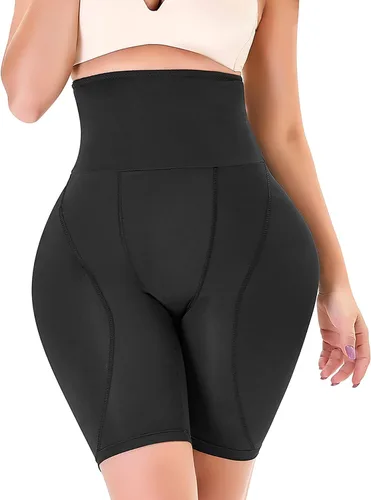 Vista 9 de Almohadillas moldeadoras para la cadera, ropa interior acolchada con control de abdomen para mujer, bragas con levantamiento de glúteos, faja