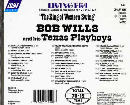 Vista 2 de King of Western Swing 25 Hits