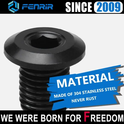 Vista 5 de FENRIR Tapón de agujero para espejo de motocicleta M8 304 de acero inoxidable compatible con Ducati Monster1200 Monster1100 Monster950 Monster937