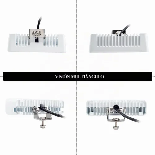 Vista 5 de RGBW - Luz LED para esparcidor de barcos, luces marinas impermeables para muelle de cubierta, 2 barras de luz de inundación de 6.7 pulgadas