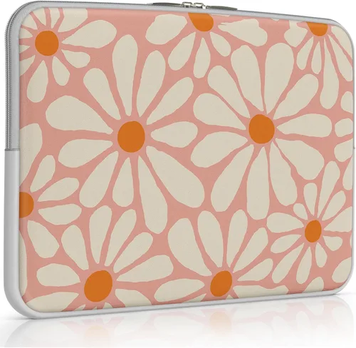 Vista 18 de iCasso - Funda para MacBook Air de 13 a 13.6 pulgadas, M5-M1, color marrón Rompecabezas marrón