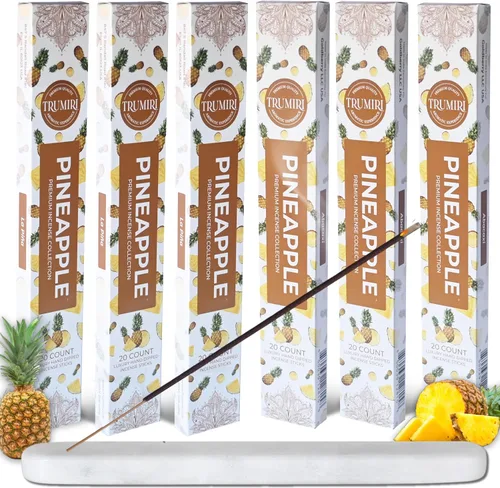 Vista 35 de Varillas de incienso ámbar – Total 40 varillas de incienso – Paquete doble de 20 Insense – Inciensos – Inscents – Ingredientes naturales no tóxicos