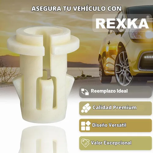 Vista 4 de Rexka 10 piezas de tuerca de retención de lámpara antiniebla 11570830 compatible con Cadillac Escalade, Chevy Avalanche, Camaro, Colorado, Silverado