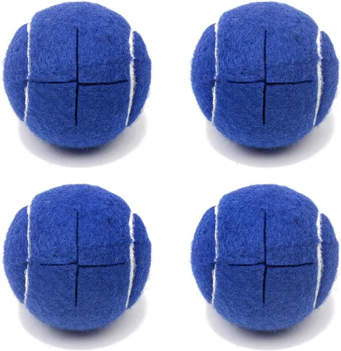 Vista 9 de Precut Tennis Balls for Walkers 4 PCS Walker Tennis Ball for Furniture Legs and Floor Protection Heavy Duty Long Lasting Felt Pad Glide,Fit Most