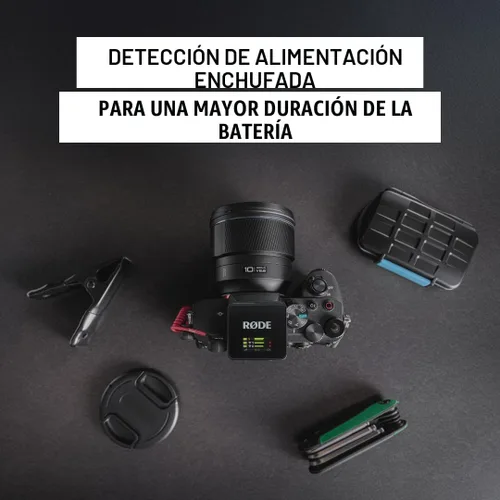 Vista 7 de RØDE Wireless GO III (Gen 3) - Micrófono inalámbrico compacto - Audio impecable, grabación flotante de 32 bits, control automático de nivel