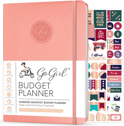 Vista 19 de GoGirl Planificador de Presupuesto – Organizador Mensual de Planificación Financiera, Libro de Presupuesto. Cuaderno de Seguimiento de Gastos, Negro