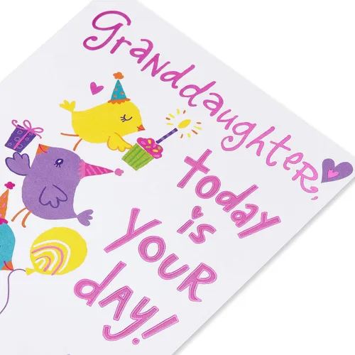 Vista 5 de American Greetings - Tarjeta de cumpleaños para nieta (All About You)