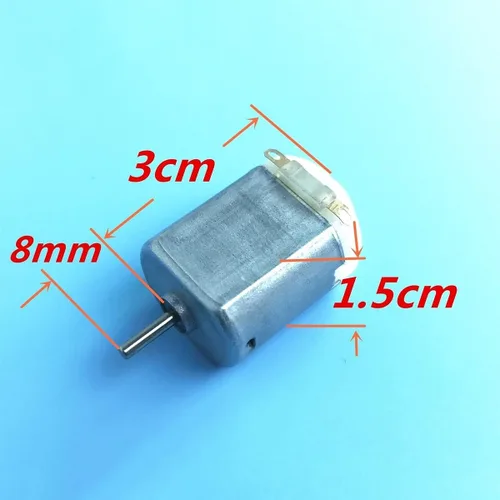 Vista 3 de Mini motor de coche de juguete pequeño, Mini motores pequeños, Motor de 130 dc, Kits electrónicos de Dc, Juguetes de habilidad Science Experiment