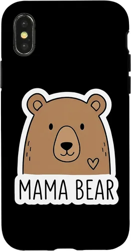 Vista 5 de Mama Bear Mother's Day Mom Momma Cute Quote Saying Parent Case for iPhone 17