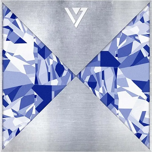 Vista 2 de SEVENTEEN - 1th Mini Album [17 CARAT] (Re-release) Lyric Poster + CD + Photocard + 2 Pin Button Badges + 4 Extra Photocards