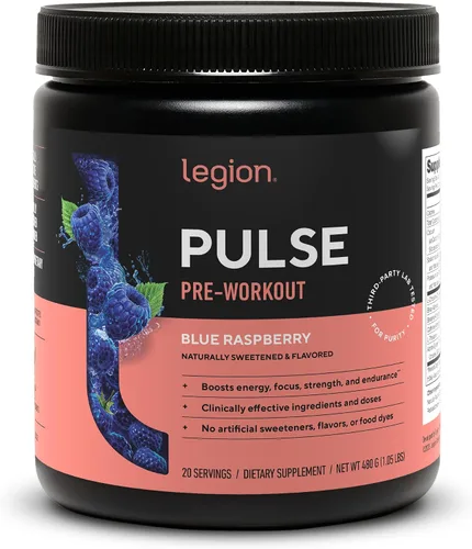 Vista 18 de LEGION Pulse Pre Workout - Bebida preentrenamiento de óxido nítrico totalmente natural para aumentar la energía, sin creatina, endulzada