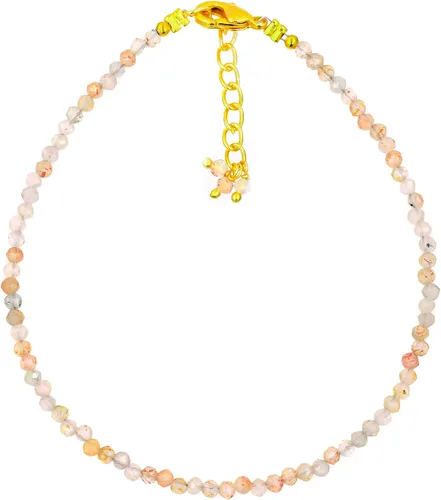 Vista 26 de TGH Pulsera de cuentas naturales con piedras preciosas microfacetadas, joyería para ella, cristales curativos energéticos de piedra natal, cadena
