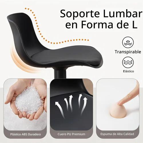Vista 6 de YOUTASTE Juego de 2 taburetes de bar totalmente negros, taburetes de bar giratorios ajustables con respaldo, asientos de silla de bar acolchados