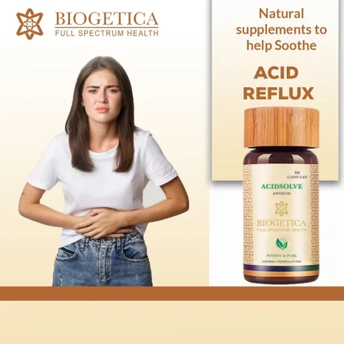 Vista 6 de Biogetica Acidsolve (Anácido, Pro Digestión) - 80 Cápsulas