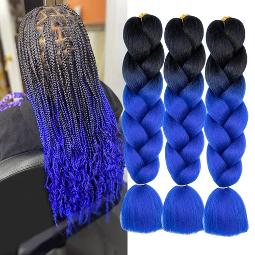 Vista 43 de Beige (613#) 6 paquetes de cabello trenzado de 24 pulgadas, de fibra sintética, sin picazón, extensiones de cabello para trenzar jumbo, textura
