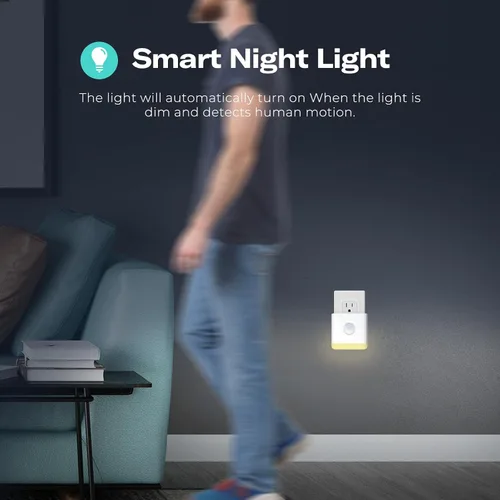 Vista 4 de THIRDREALITY Luz nocturna multifunción, repetidor Zigbee, 3 en 1 combina un sensor de movimiento, un sensor de iluminación y luz nocturna