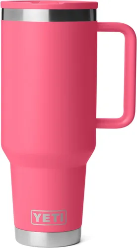 Vista 13 de YETI Rambler - Taza de viaje de 40 onzas con tapa abatible y pajilla, acero inoxidable, aislada al vacío, a prueba de fugas, apta para portavasos