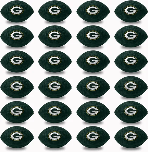 Vista 7 de Franklin Sports NFL - Pelotas antiestrés de equipo, paquete de 24 unidades de fútbol a granel, bolas antiestrés esponjosas para adultos y niños