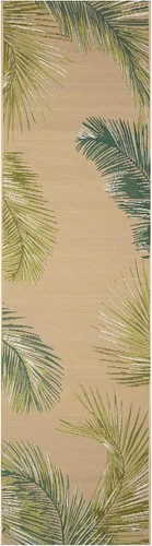 Vista 88 de Liora Manne Marina - Alfombra de área duradera de mezcla sintética tejida a máquina para interiores/exteriores - Gráfico contemporáneo océano global