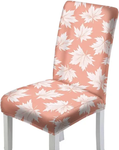 Vista 11 de HUGS IDEA Juego de 2 fundas para sillas de comedor con diseño de árbol de Navidad, jacquard, fundas protectoras para sillas Parsons de bastón