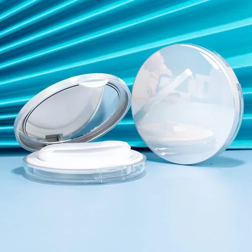 Vista 9 de Recipiente de polvo de maquillaje vacío, contenedor de polvo suelto con soplo, contenedor compacto de plástico reutilizable para polvo suelto