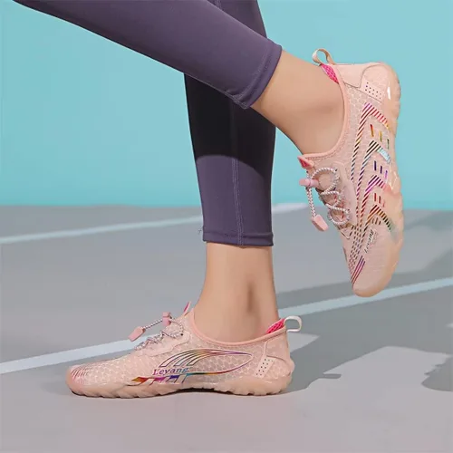 Vista 7 de Zonkacen Zapatos de agua cómodos de secado rápido para mujer, para playa, natación, surf