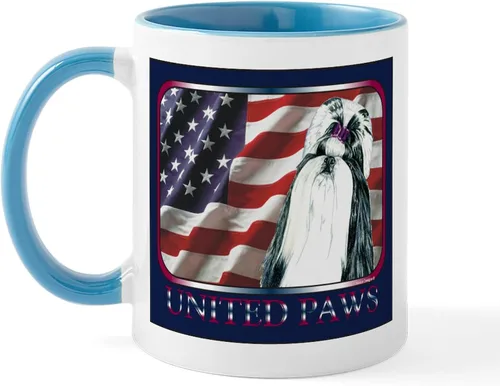 Vista 9 de CafePress Angel Shih Tzu In Clouds Taza de café de cerámica de 11 oz (11.0 fl oz)