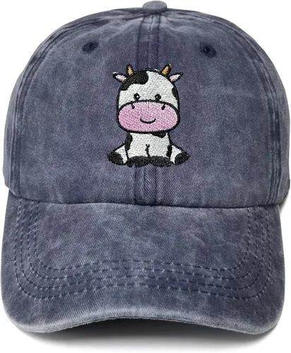 Vista 14 de Hepandy Gorras de béisbol bordadas para niños y niñas