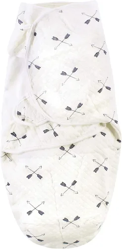 Vista 3 de Hudson Baby Envoltura de algodón acolchada unisex para bebé, 3 unidades, bosque de niños, 0-3 meses